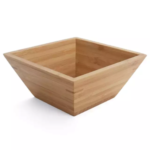 Mango/Acacia Wood 100% Natural <b>Square</b> Shape Salad Bowl Home and Kitchen Dinnerware <b>Sets</b> <b>Dinner</b> <b>Set</b> Wholesale - Product Image 1