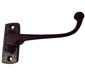 Acheter un crochet mural en fer noir antique décoratif en forme de poisson, crochet à serviette en fonte - Product Image 5