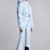 Ensemble de Combinaison de Ski Unisexe de Haute Qualité, Imperméable 10 000 mm, Anti-Déchirure, Coupe-Vent, Respirant, Grande Taille, Personnalisable, avec Fermeture Éclair et Doublure Polaire pour Adultes