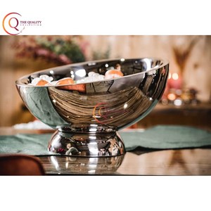 Cubo de hielo de acero inoxidable, Enfriador de champán y vino para bares y fiestas, cubo enfriador de Color plateado y soporte, suministro de gran tamaño - Product Image 1