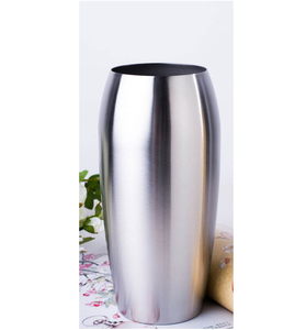 Vase à fleurs pour la décoration de la maison et de l'hôtel, qualité exclusive, vase à fleurs en aluminium finition antique - Product Image 3