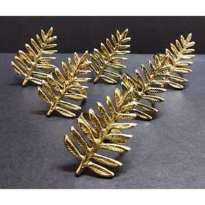 Juego de servilleteros de metal decorativos hechos a mano para bodas, fiestas, eventos, reuniones familiares, mesas elegantes - Product Image 5