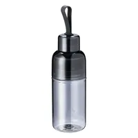 Bouteille d'eau personnalisée en PETG de 520 ml sans BPA, à boire directement, avec corde pour le camping, design minimaliste