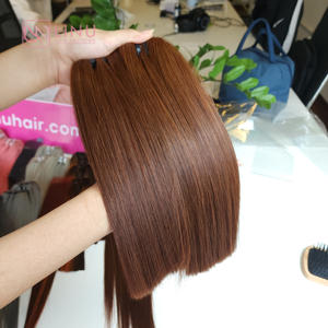 Paquetes de cabello humano vietnamita de alta calidad con cierre pelucas sin cola peluca recta rizada pelo Topper pelo crudo vietnamita - Product Image 5