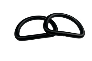 ห่วงรูปตัว D โลหะสีดำห่วงเหล็กออกแบบได้ตามต้องการหัวเข็มขัดรูปตัว D สำหรับสัตว์เลี้ยงกระเป๋าใส่รองเท้าและเครื่องแต่งกาย - Product Image 2