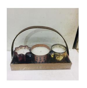 Portavelas nórdico personalizado de cilindro redondo de color simple decorativo de lujo moderno de diseño único al por mayor - Product Image 4