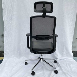 Silla de Oficina Ergonómica Giratoria HOM1009-01 con Respaldo Ajustable, Diseño Minimalista para el Hogar y Dormitorio, Material de Tela PU - Product Image 6