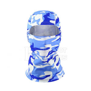 Balaclava de Cyclisme et de Ski pour Hommes en Gros avec Impression de Logo Personnalisé Polyester Respirant avec Doublure Intégrale en Couleurs Unies PAR BS - Product Image 6