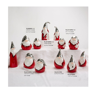 Papá Noel <span class=keywords><strong>de</strong></span> cerámica pintado a mano - Product Image 2