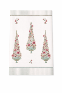 Serviette de toilette en coton gaufré imprimée aux pigments de Jaipur, motif floral, séchage rapide, écologique, antimicrobienne, hypoallergénique - Product Image 3
