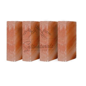 Chất Lượng Cao Tự Nhiên Himalaya Màu Hồng Đá Muối Gạch Tinh Khiết 2X4X8 Inch Firebricks Tấm Tường Rắn Màu Hồng Tinh Khiết Đá Muối Khối - Product Image 2