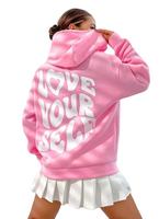 Kadınlar %100 Pamuklu Organik Çevre Dostu Polar Kışlık Tie Dye Kapüşonlu Sweatshirt Özelleştirilebilir Sokak Giysisi Pakistan'da Üretilmiştir