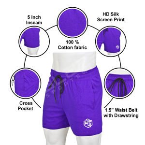 กางเกงขาสั้นเล่นกีฬาสำหรับผู้ชายกางเกงขาสั้นเล่นกีฬาแบบแห้งเร็วน้ำหนักเบามีกระเป๋าสำหรับออกกำลังกายวิ่งโลโก้ตามสั่ง - Product Image 6