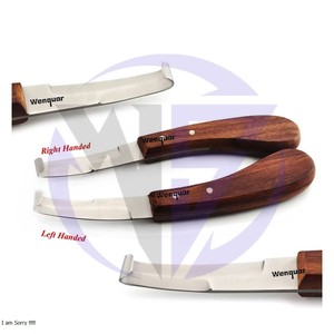 Couteau de coupe de sabots de maréchal-ferrant 21cm lame double face pour le soin des moutons, des vaches et du bétail manuel d'instruments vétérinaires - Product Image 6
