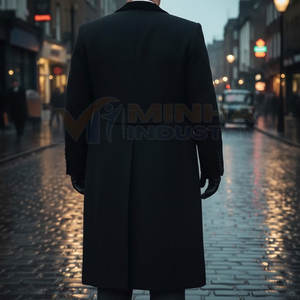 Abrigo Largo Formal de un Solo Pecho para Hombre, Ropa Formal de Alta Calidad, Abrigo Largo para Hombre Hecho en Pakistán - Product Image 4