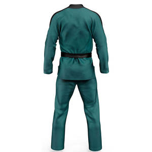 Uniforme de Jiu Jitsu 100% Algodón, Conjuntos Transpirables y Cómodos, Logotipo Frontal, Diseñado para Guerreros en el Tapete, en Venta - Product Image 6