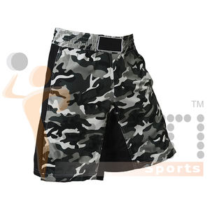 Personalizar Mma Shorts Unisex Poliéster Sublimación Logo Etiqueta Privada Ropa Deportiva Para Hombres Unisex Para Boxeo Artes Marciales - Product Image 2