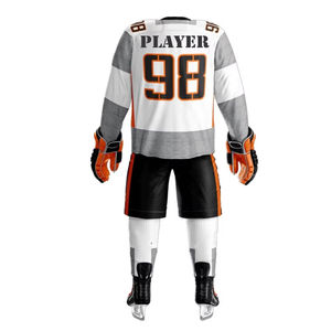 High quality 100% Polyester Factory Made Customized Ice Hockey Uniforms Sports Wear Cheap Price Ice Hockey Uniforms OEM - Product Image 3