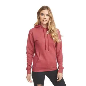 Damen Sweatshirt Hoodie Next Level Pullover Unisex Cardinal Cardinal Hoodie Baumwolle schweres Fleece Frauen Hoodie für Sweatshirt