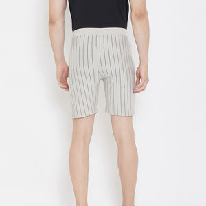 Short décontracté à rayures latérales de couleur unie pour hommes de qualité supérieure avec poches respirant séchage rapide teint uni meilleur prix en gros - Product Image 2