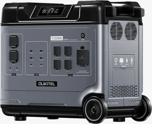 Nouvelle station d'alimentation portable P5000 5120Wh/2200W, générateur solaire, batterie LiFePO4, nouvelle capacité - Product Image 1