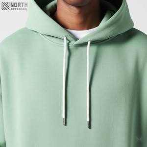 Nouvel arrivage de pull en molleton de coton pour filles, sweat à capuche court, couleur unie, logo personnalisé, respirant, élégant, saison d'automne - Product Image 4