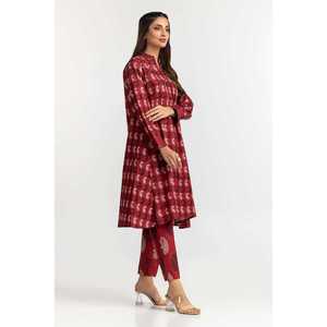 ชุดเซ็ตเสื้อแขนยาวและกางเกงขายาวพิมพ์ลายดิจิทัลสำหรับผู้หญิง 2 ชิ้น พร้อมตกแต่งกระดุม รุ่น IPS-24-09 - Product Image 4