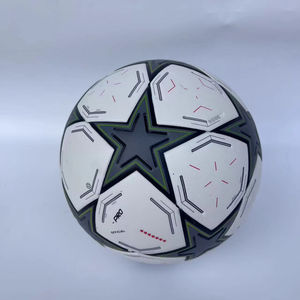 Balón de fútbol de cuero PU 5 con logotipo personalizado directo de fábrica, fútbol de competición a prueba de explosiones - Product Image 2