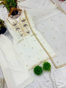 Vêtements pakistanais les plus vendus Salwar Kameez Pakistanais Party Wear Salwar Costumes pour fournisseur et exportateur dans le monde entier - Product Image 4