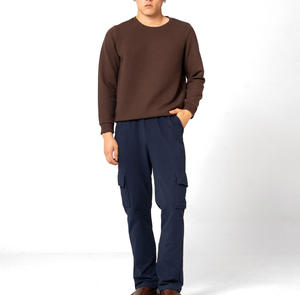 Mens Basics Sweatshirt Premium Quality Cotton Pullover Comfortable And Stylish Winter <b>Outfit</b> For Men - Product Image 2
