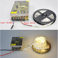 Transformateur led alimentation à découpage 110V/ 220V à 5V 12V 24V 48V alimentation Led CCTV/bande LED AC à DC Source d'alimentation Adap