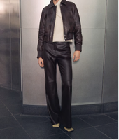 Meilleur blouson bombardier en cuir pour femmes en vente veste pas chère entièrement personnalisée veste en cuir de mouton nappa pour femmes