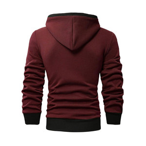 Nuevo estilo bajo MOQ mejor calidad hombres sudaderas con capucha/invierno Gran oferta pulóver mangas completas algodón hombres sudaderas con capucha - Product Image 2