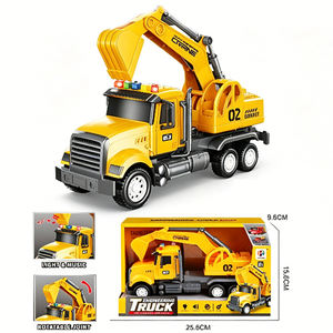Set <span class=keywords><strong>de</strong></span> Camiones <span class=keywords><strong>de</strong></span> Construcción con Luz y Música: Funciona por Fricción, Plástico ABS, Juguetes <span class=keywords><strong>de</strong></span> Ingeniería para Niños, Venta al Por Mayor Disponible <span class=keywords><strong>BJ</strong></span> - Product Image 6