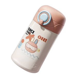 Borraccia Termica per Bambini in Acciaio Inossidabile con Coperchio, Mantiene Caldo e Freddo, Ideale per Viaggi - Product Image 2