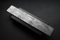 Billet de motif de plumes de Damas forgées à la main pour la forge de lames et l'artisanat en acier à lame à haute teneur en carbone et haute dureté