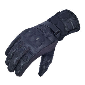 Guantes de Motocicleta de Cuero Cómodos de Alta Calidad, Nuevos, Antideslizantes, con Puño Largo, Protección de Fibra de Carbono para las Manos, para Conducir y Carreras de Autos - Product Image 5