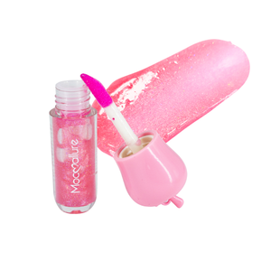 Mocoallure New Fashion Apple <b>Lip</b> <b>Gloss</b> Wholesale - 24 Pcs Display Box Bulk - Shimmering Pink Mirror Effect - 24H Moisturizing - Product Image 1