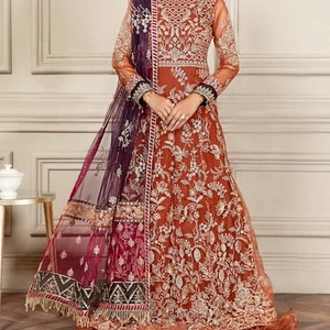 Camisa de gasa con bordado pesado, novedad, India, paquistaní, gran oferta, 2022 - Product Image 1