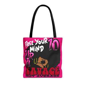 Borsa tote Savage Graffiti di grande capacità in pelle e PU con chiusura a cerniera, portatile, per tutte le stagioni - Product Image 1