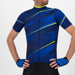 Soft Comfortable Professional <b>Cycling</b> Jersey For Daily Training With Custom Color And Premium Fabric Quality - Product Image 3