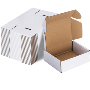 3 Ply White Mailer <b>Box</b> 6 x 6 x 4 Inch Lightweight Durable <b>Shipping</b> Packaging Storage Gift <b>Box</b> for <b>Small</b> Products - Product Image 5