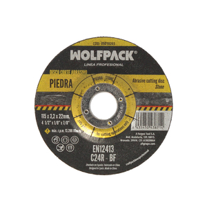 Disco abrasivo da taglio Stone Plus Ø 115 x Ø 22 mm. Spessore 3,2 mm. - Product Image 1