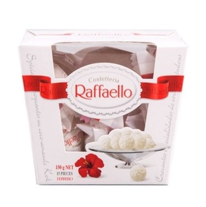 Haute qualité pour Ferrero pour Raffaello chocolat sucré solide prêt pour l'exportation bonbons sains Biscuit confiture noix ingrédients - Product Image 1