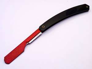 Rasoir droit à lame unique de style unique pour le visage, en acier inoxydable avec manche en plastique, fonction interchangeable pour les barbiers - Product Image 3