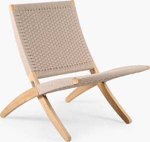 Ownswing Modern Retro Wooden <b>Folding</b> <b>Chair</b> Outdoor Camping <b>Beach</b> <b>Chair</b> Rope <b>for</b> Hotels Dining Patio Use-Factory Wholesale - Product Image 1
