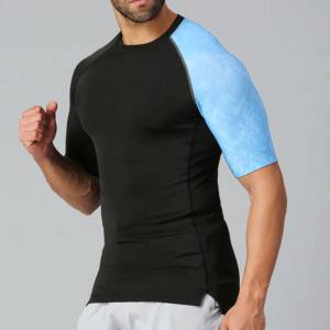 Camiseta Deportiva de Alta Calidad para Hombre, Transpirable, de Secado Rápido, para Gimnasio, Corte Regular, 100% Algodón Tejido - Product Image 3