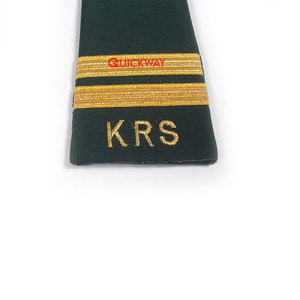 Épaulettes de cérémonie personnalisées en or et noir, en matériaux de haute qualité, avec sangle personnalisable et design de logo sur mesure – Vente rapide - Product Image 1