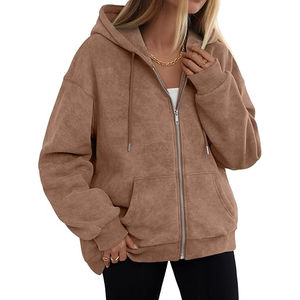 Sweatshirts à capuche zippés délavés à l'acide sur mesure Streetwear mode très demandée pour hommes sweatshirts à capuche zippés fournisseur en gros OEM - Product Image 6