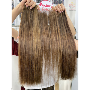 ผมต่อแบบตรง Remy สีอ่อนทุกขนาด ผมเวอร์จินเวียดนามแท้แบบเส้นต่อเส้น  แบบดับเบิ้ลดรอว์น  แบบดับเบิ้ลดับเบิ้ลเวฟท์ - Product Image 6